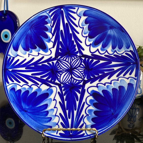 Decorated pottery plated - Picture 1 of 8